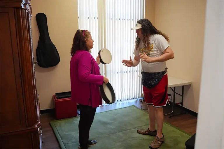 people playing instruments together
