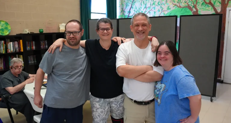 group of individuals smiling