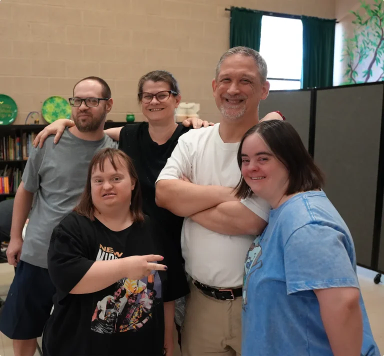 group of individuals smiling