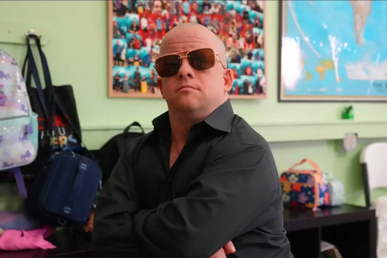 Guy wearing sunglasses with arms crossed