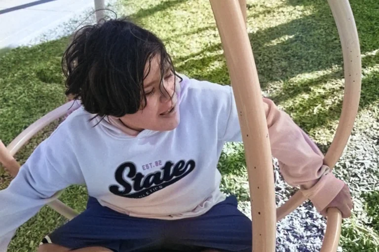 boy on the playground